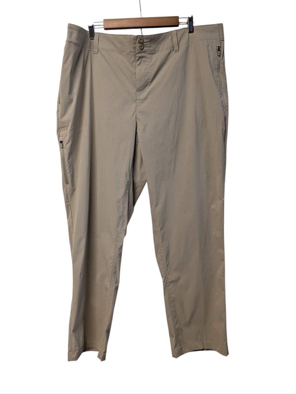 ZeroXposur Men's Khaki Hiking Cargo Pants Stretch Lightweight Beige Sz XXL - Picture 1 of 7